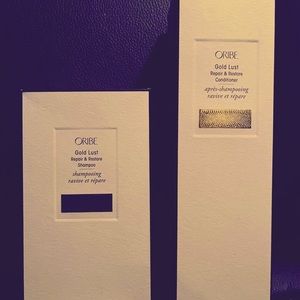 Oribe Gold Lust Repair Restore Shampoo 8.5 oz $ Conditioner 6.8 oz duo set